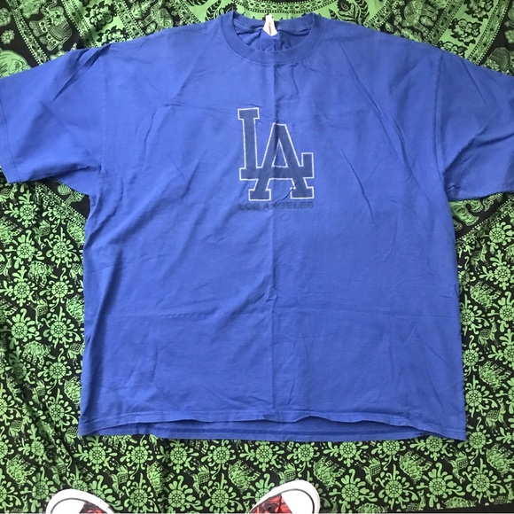 dodgers Shirts Vintage La Dodgers Tshirt 2xl Dodger Blue Poshmark